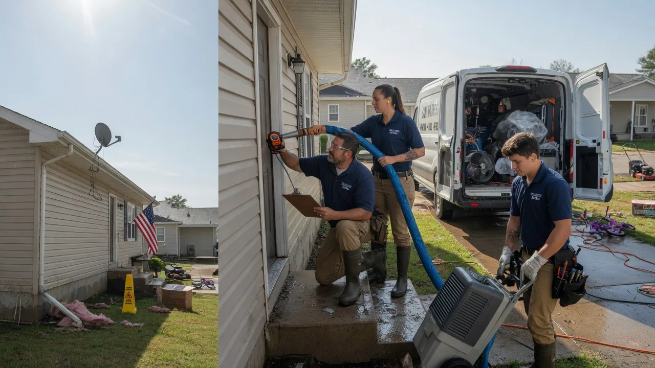 Ceiling Water Damage Restoration in Curran, MI near me