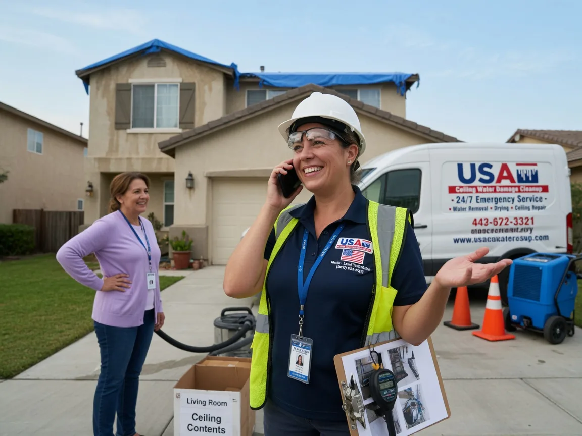 Ceiling Water Damage Restoration Curran, MI FAQs